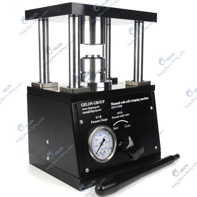 Máy lắp ráp tế bào đồng xu phòng thí nghiệm Máy đóng dấu bằng tay thủy lực Máy uốn phân biệt