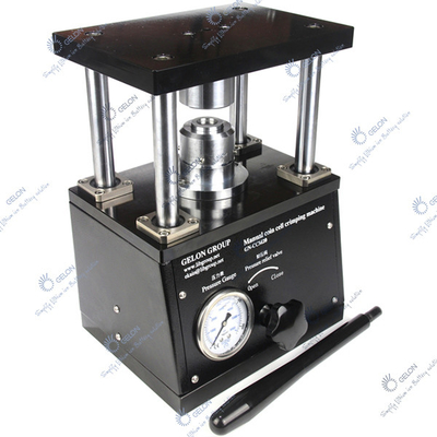 Máy lắp ráp tế bào đồng xu phòng thí nghiệm Máy đóng dấu bằng tay thủy lực Máy uốn phân biệt