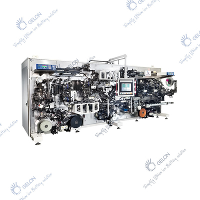 Dây chuyền lắp ráp gói pin hình trụ Dây chuyền sản xuất pin Lithium Ion PLC