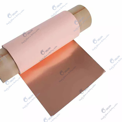 Pin Lithium Nguyên liệu thô dẫn điện Lá đồng tráng phủ carbon