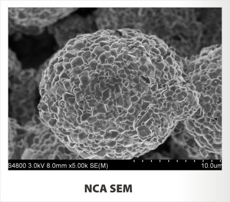 Pin Cathode Nguyên liệu thô NCA Nickel Cobalt Aluminium Oxide Powder