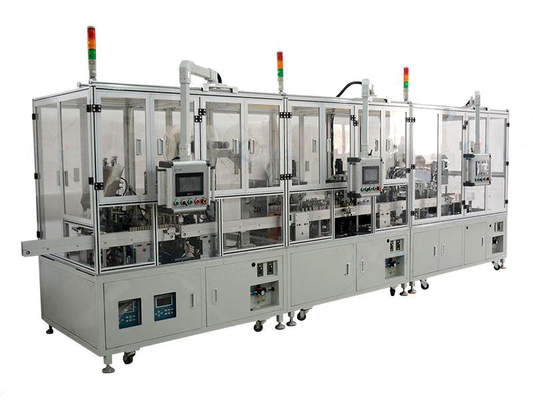 Máy lắp ráp pin Lithium Ion Dây chuyền lắp ráp tế bào xi lanh tự động