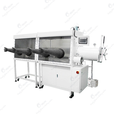 Máy làm pin hộp găng tay cách ly đôi / bốn trạm bằng thép không gỉ