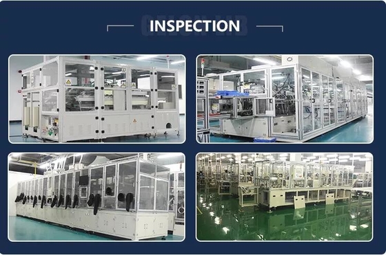 Thiết bị lắp ráp di động túi hoàn toàn tự động Dòng pin Lithium Ion